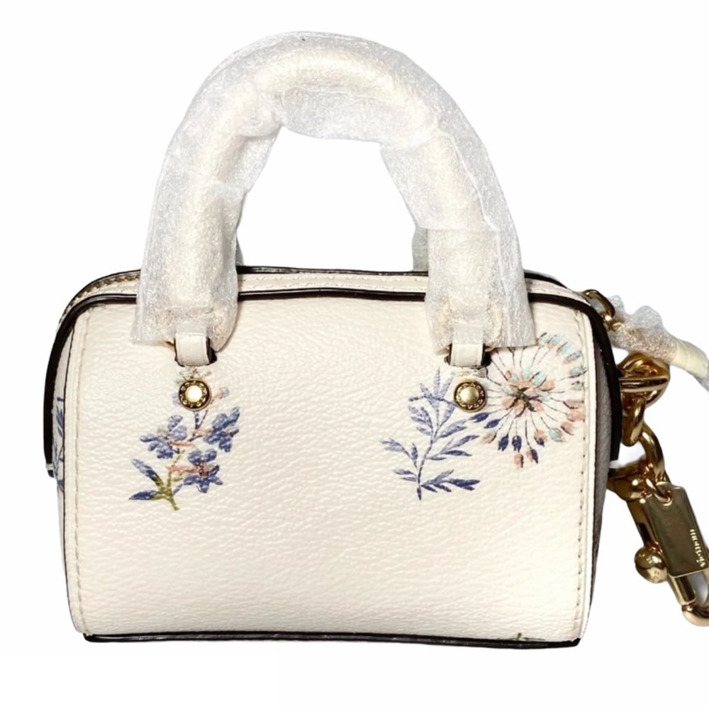 Coach Mini Rowan Satchel Bag Charm Dandelion - Picture 3 of 12